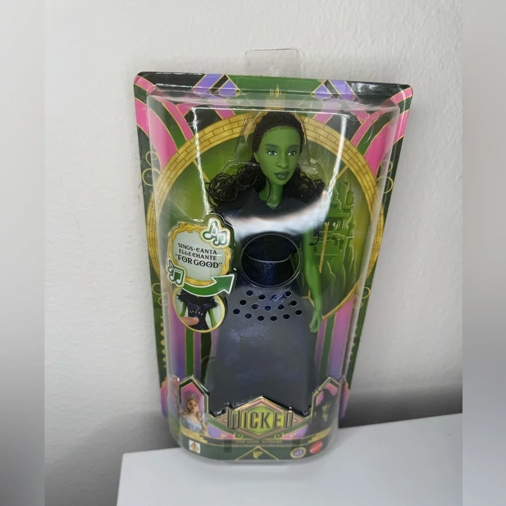 Wicked For Good Elphaba Thropp Singing Changed for Good Doll NWB In Hand